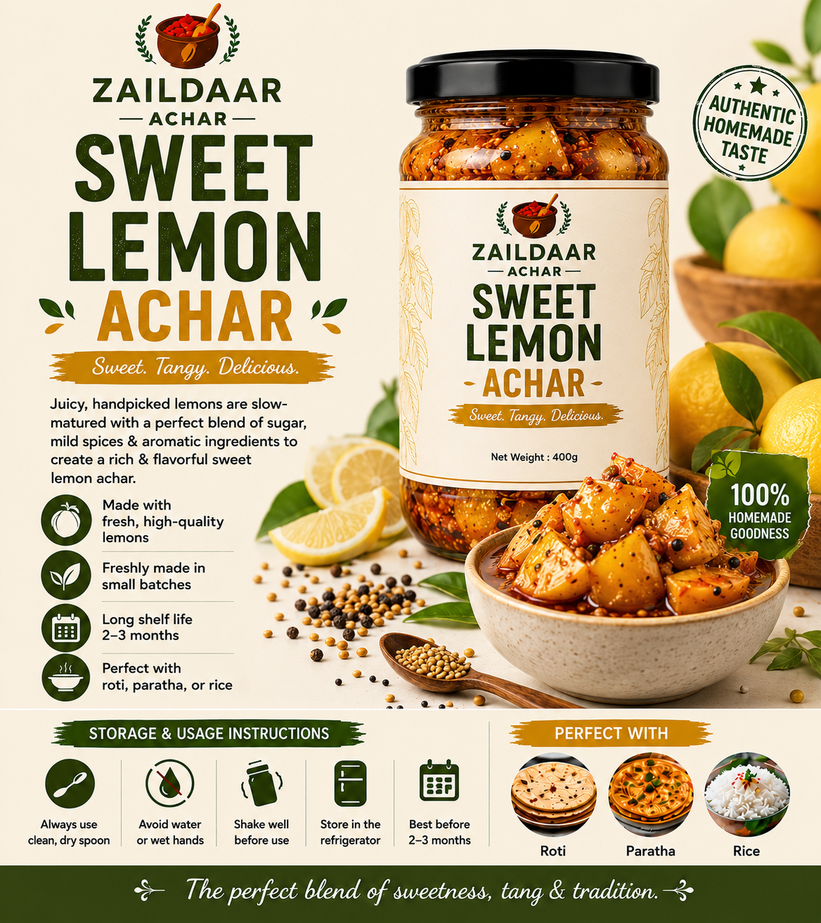 Sweet Lemon Achar